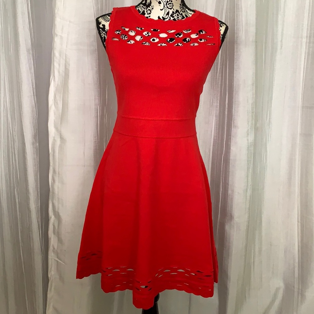 NWT Milly Chain Link Flare Dress